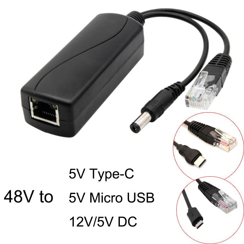 Banana Pi Bpi-M5 - 48V ila 5V/12V PoE Ayırıcı 5v