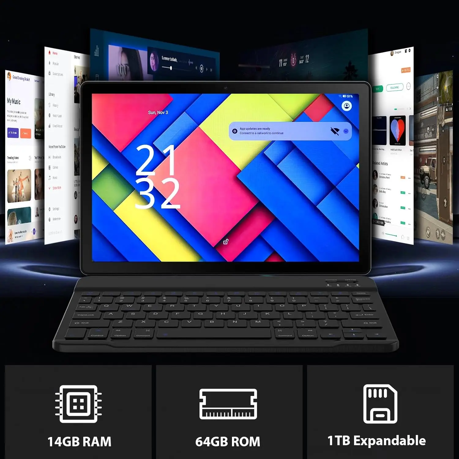URAO 11 Inç Tablet Android 14  - Khadas Vim4 8Gb incelemesi ve fiyatı
